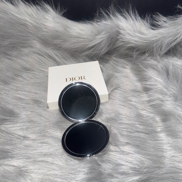 Christian Dior Double-Sided Compact Mirror – Pink Toile de Jouy Tiger Print - Picture 2 of 2